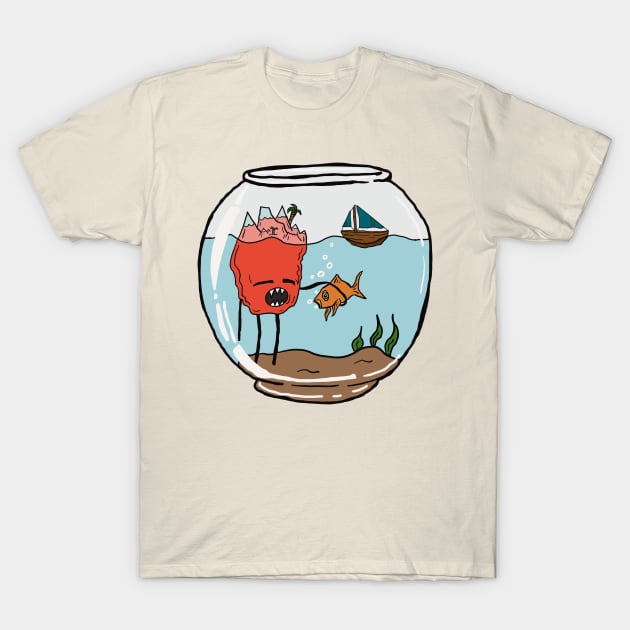 Fish Bowl T-Shirt by Salty Pretzel